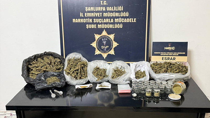 Ceylanpınar’da Uyuşturucu Operasyonu