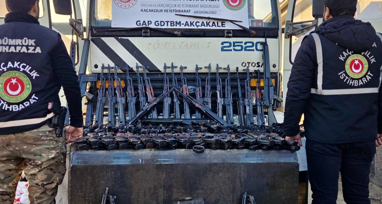 Akçakale Sınır Kapısında Silah Kaçakçılığı