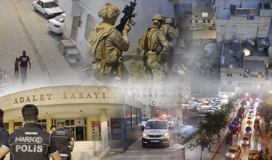 Şanlıurfa dahil 75 ilde uyuşturucu madde operasyonu