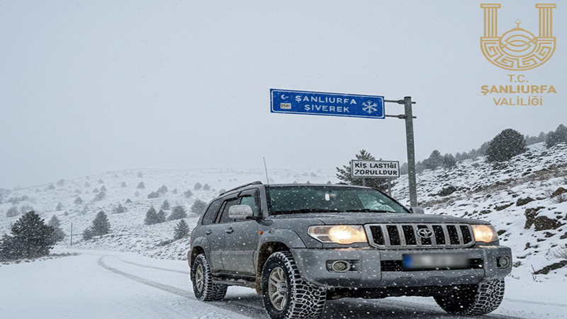 Şanlıurfa’da Kar Ve Buzlanma Uyarısı
