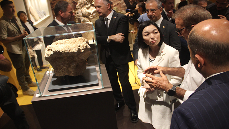 Prenses Akiko Mikasa Şanlıurfa Arkeoloji Müzesi'ni gezdi