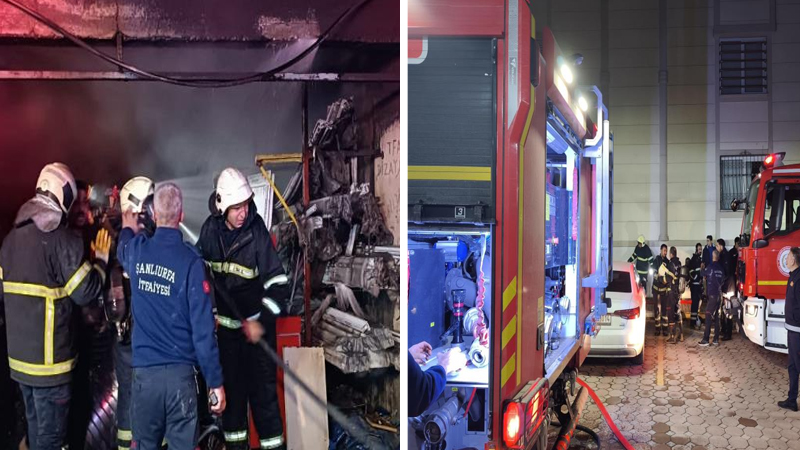 Şanlıurfa'da İki Ayrı Yangın