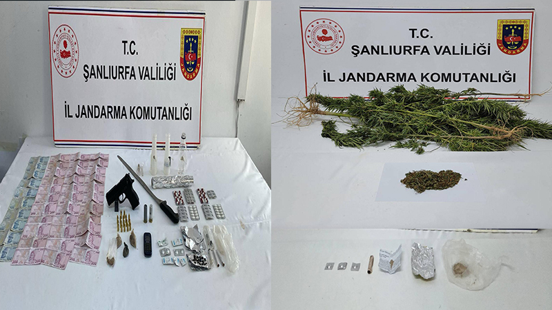 Suruç’ta jandarmadan uyuşturucu operasyonu