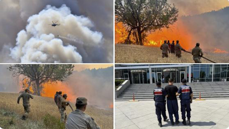 17 Günde 61 Orman Yangını: 23 Gözaltı, 4 Tutuklama
