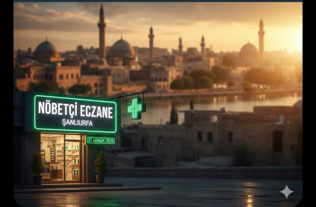 Şanlıurfa'da nöbetçi eczaneler