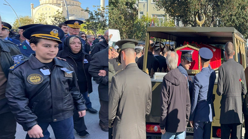 Şehit babasının üniformasıyla törene katıldı