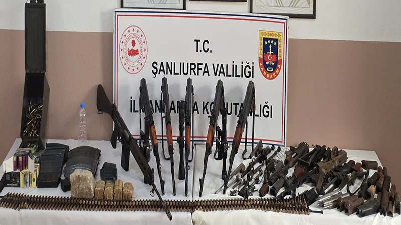 Şanlıurfa'da dev silah kaçakçılığı operasyonu