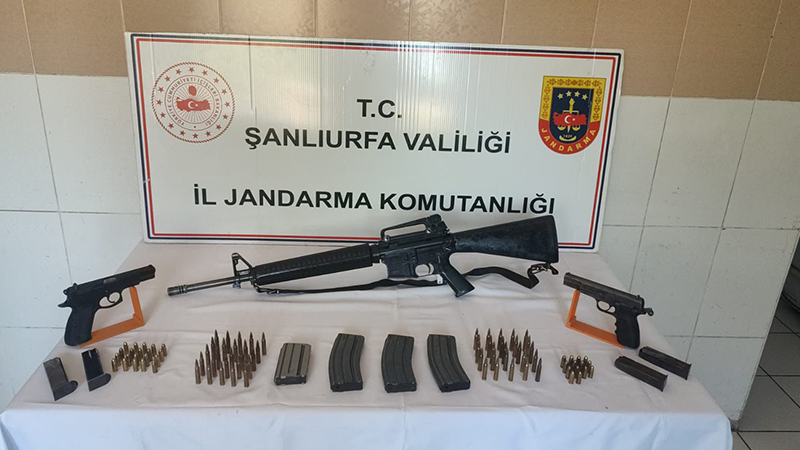 Şanlıurfa Jandarmasından Silah Kaçakçığına Geçit Yok