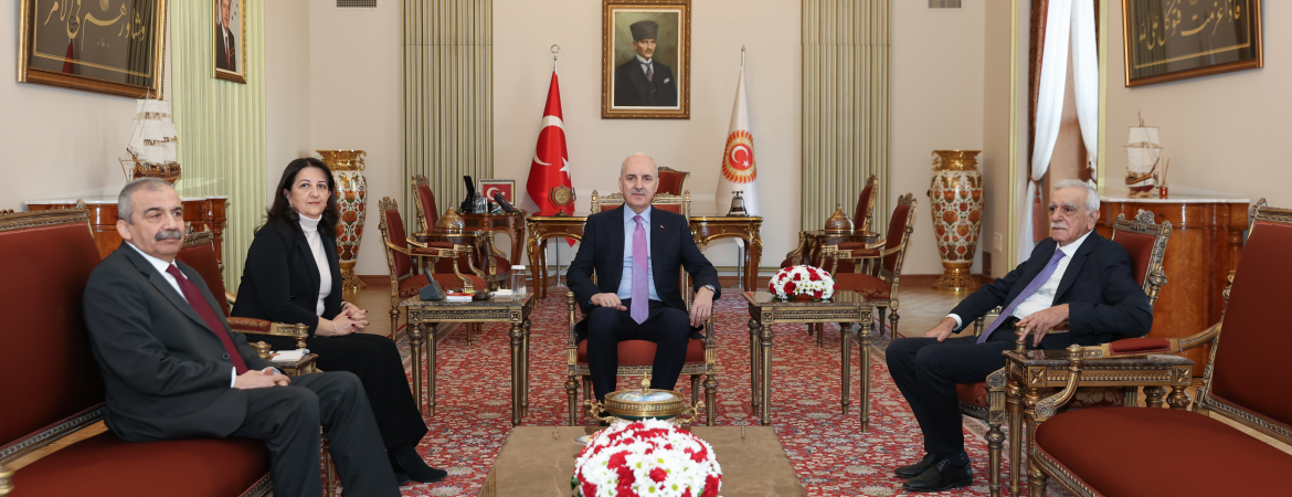 Numan Kurtulmuş, DEM Parti heyetini kabul etti