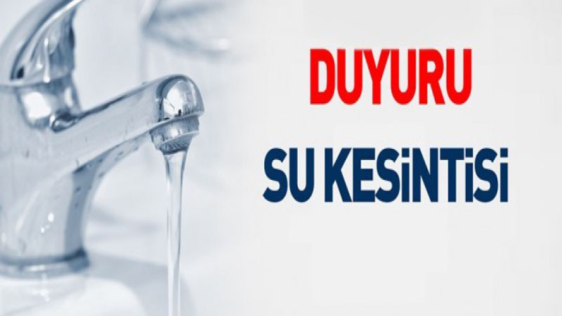 ŞUSKİ’den Eyyübiye İçin Su Kesintisi Uyarısı