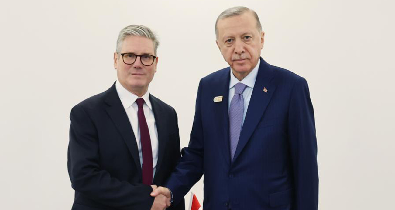 Cumhurbaşkanı Erdoğan, İngiltere Başbakanı Starmer ile görüştü