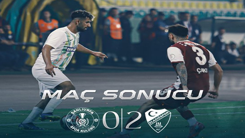 Şanlıurfaspor’un Namağlup Serisi Elazığspor Engelinde Sona Erdi