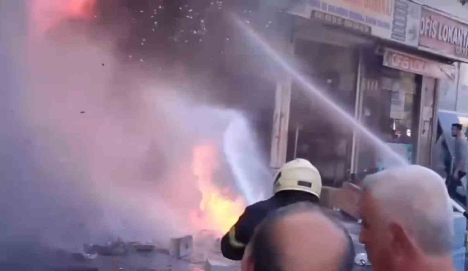 Şanlıurfa’da iş yerinde yangın çıktı