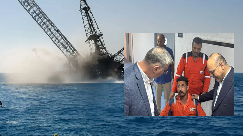 Süveyş Körfezi'nde sondaj gemisi battı: 4 ölü, 3 kayıp