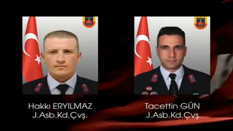 Jandarma personeli görev başında şehit oldu