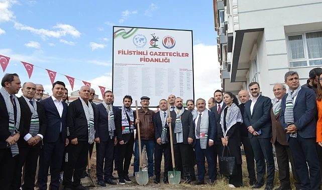 TÜBAf'tan Filistinli Şehit Gazeteciler Anısına Sincan'da Fidanlık