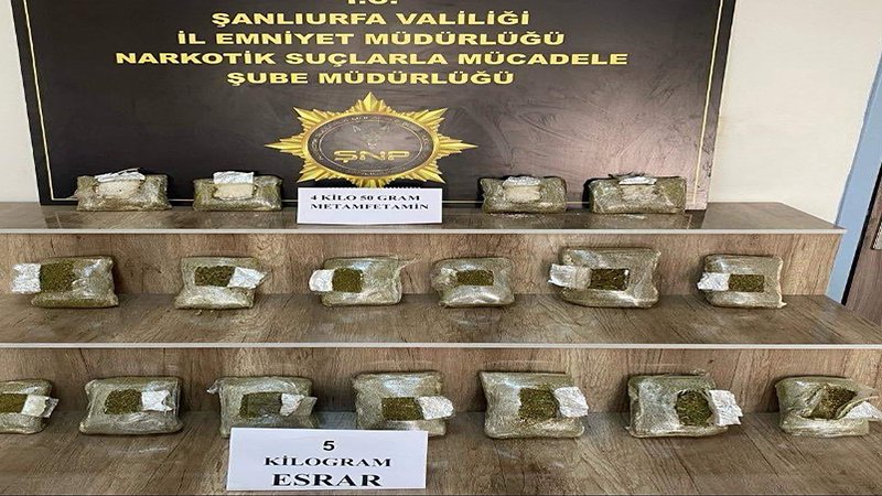 Şanlıurfa'da Milyonluk Uyuşturucu Operasyonu