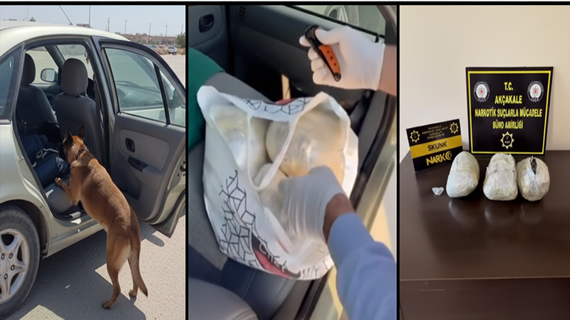 Akçakale’de Narkotik Operasyonu