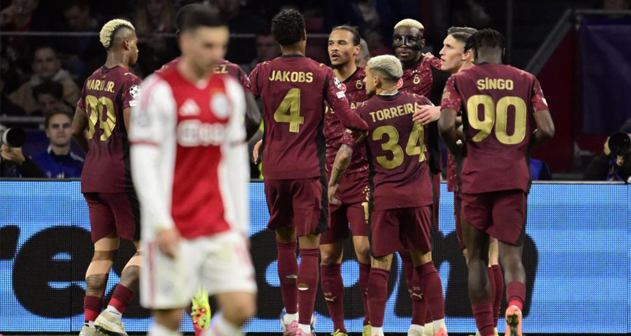 Galatasaray, Amsterdam’da Şov Yaptı: Ajax’ı 3-0’la Devirdi