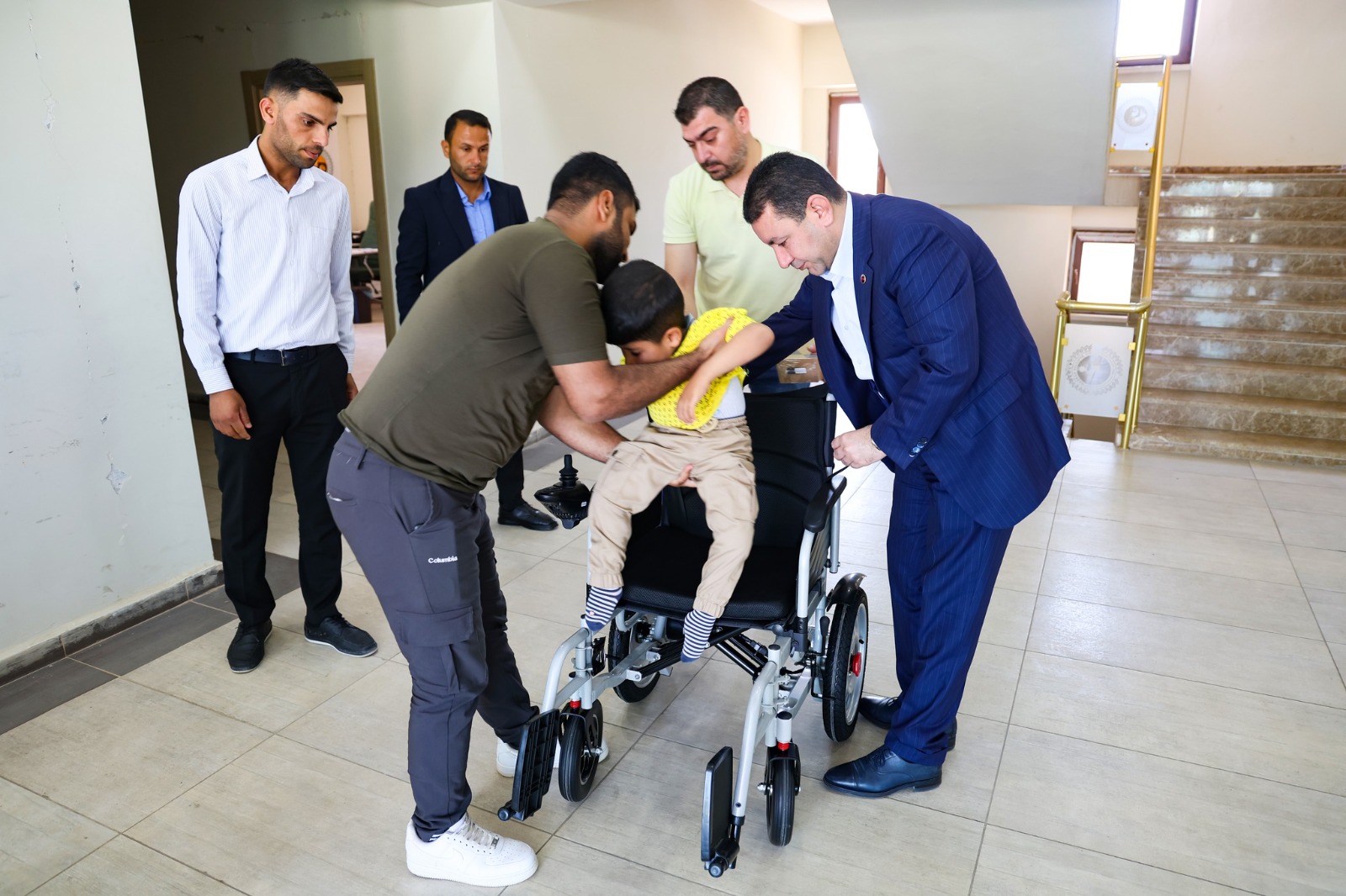 Başkan Özyavuz'dan küçük Umut'a anlamlı destek
