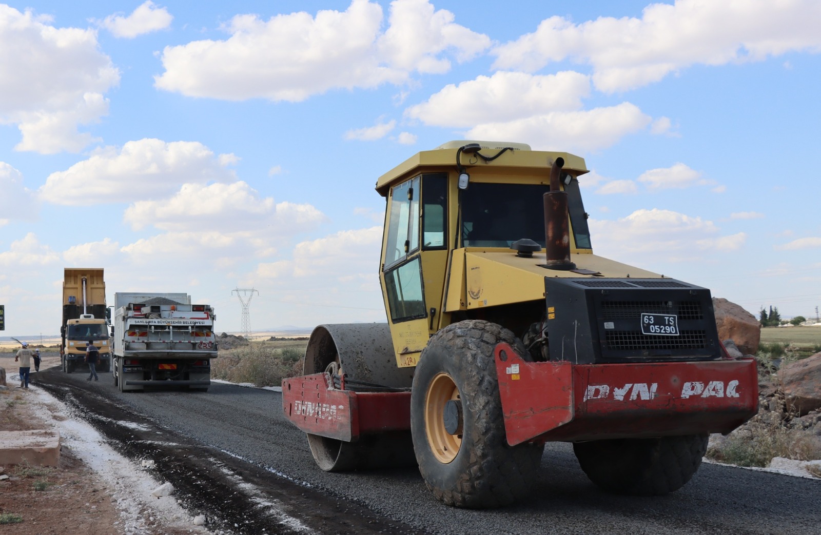 Sulutepe göleti mesire alanı yolu konforlu hale getirildi