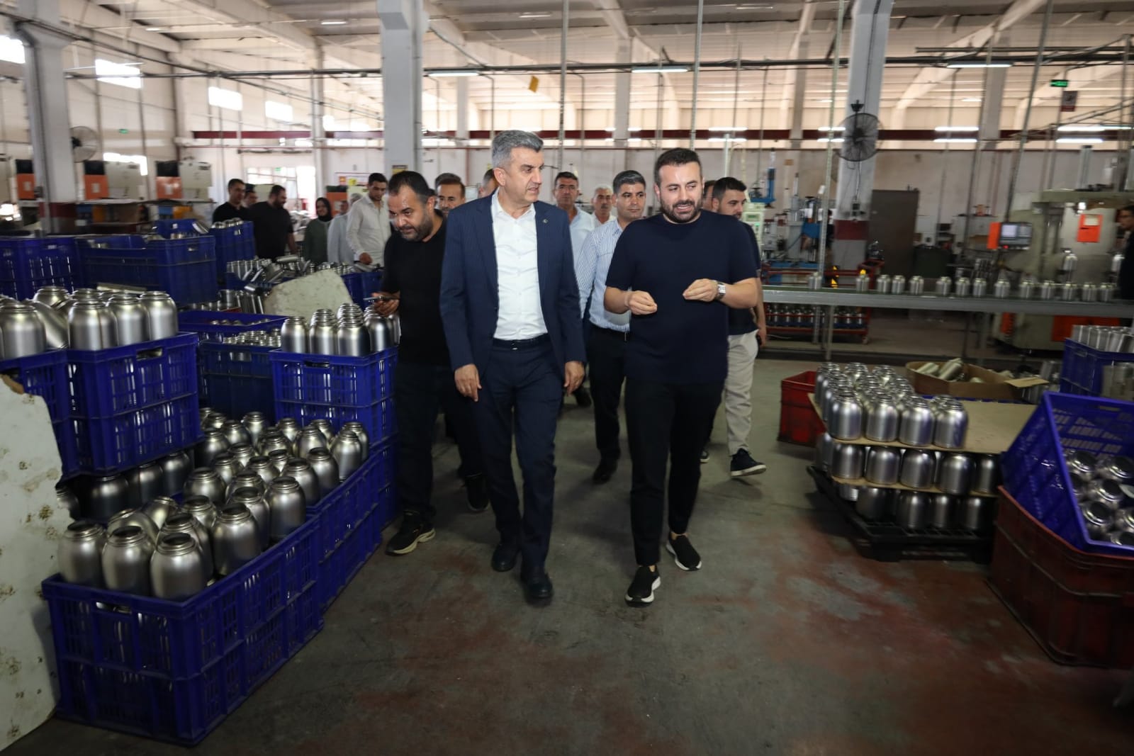 AK Parti İl Başkanı Günbegi, Organize Sanayi Bölgesini Ziyaret Etti