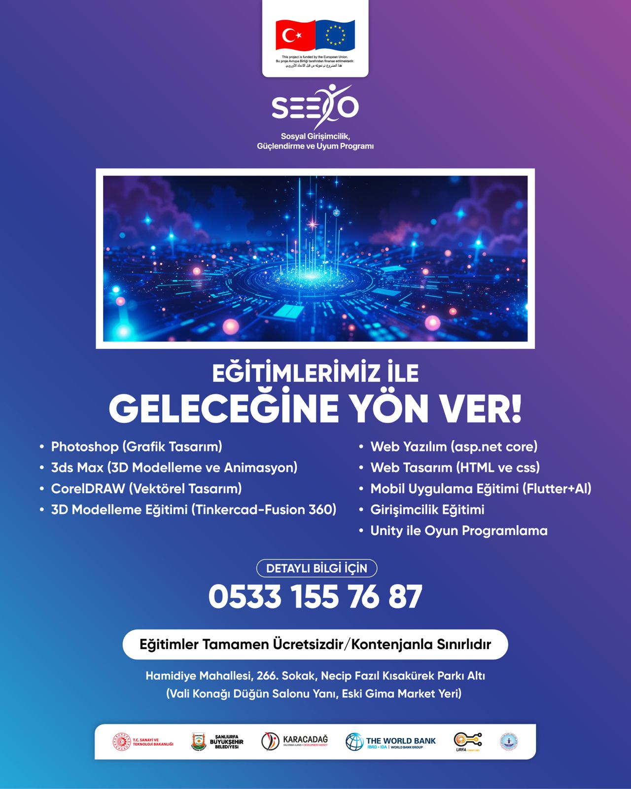 Şanlıurfa’da Geleceğin Yazılımcıları Yetişiyor