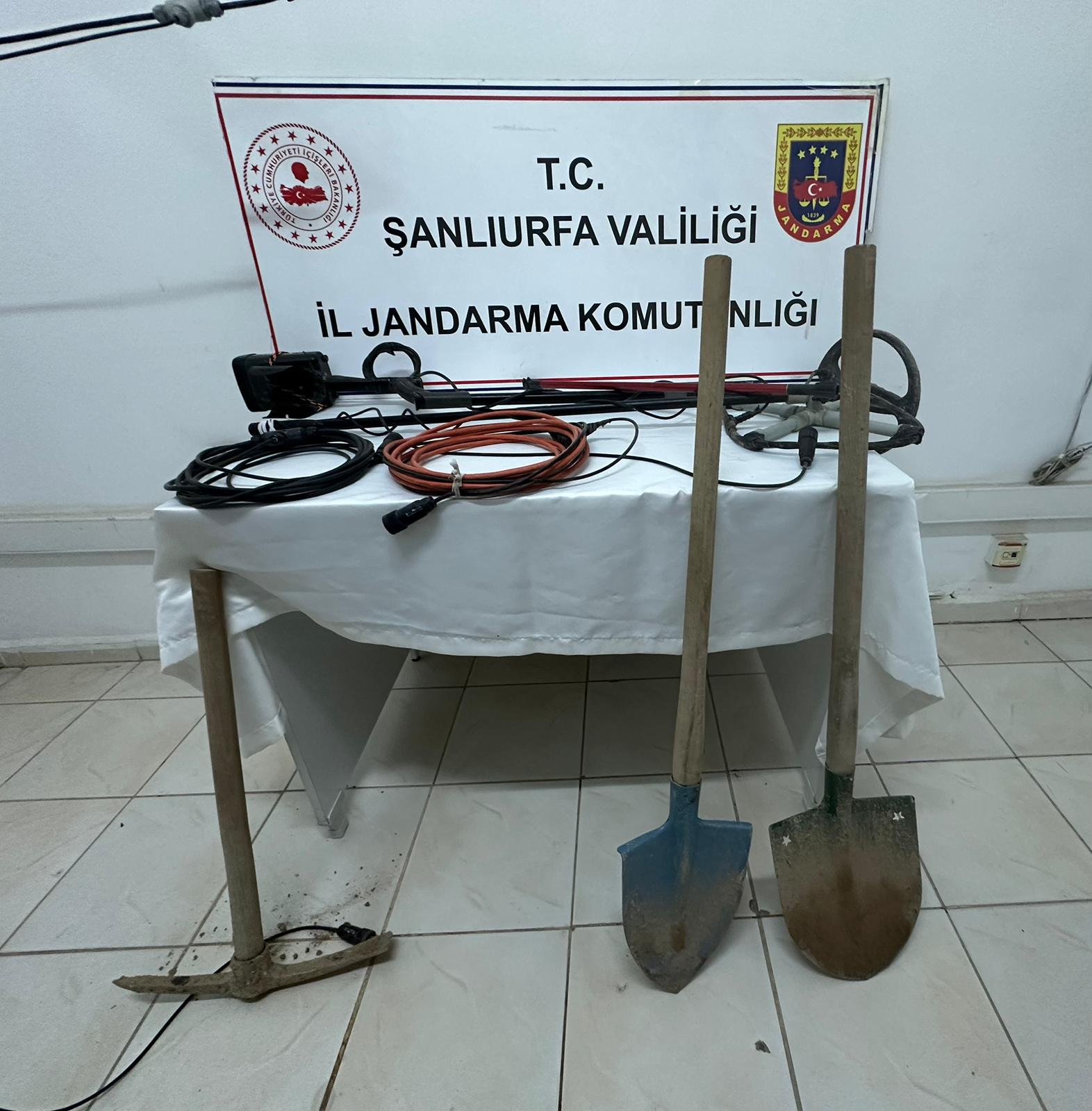 Suruç’ta Kaçak Kazı Operasyonu