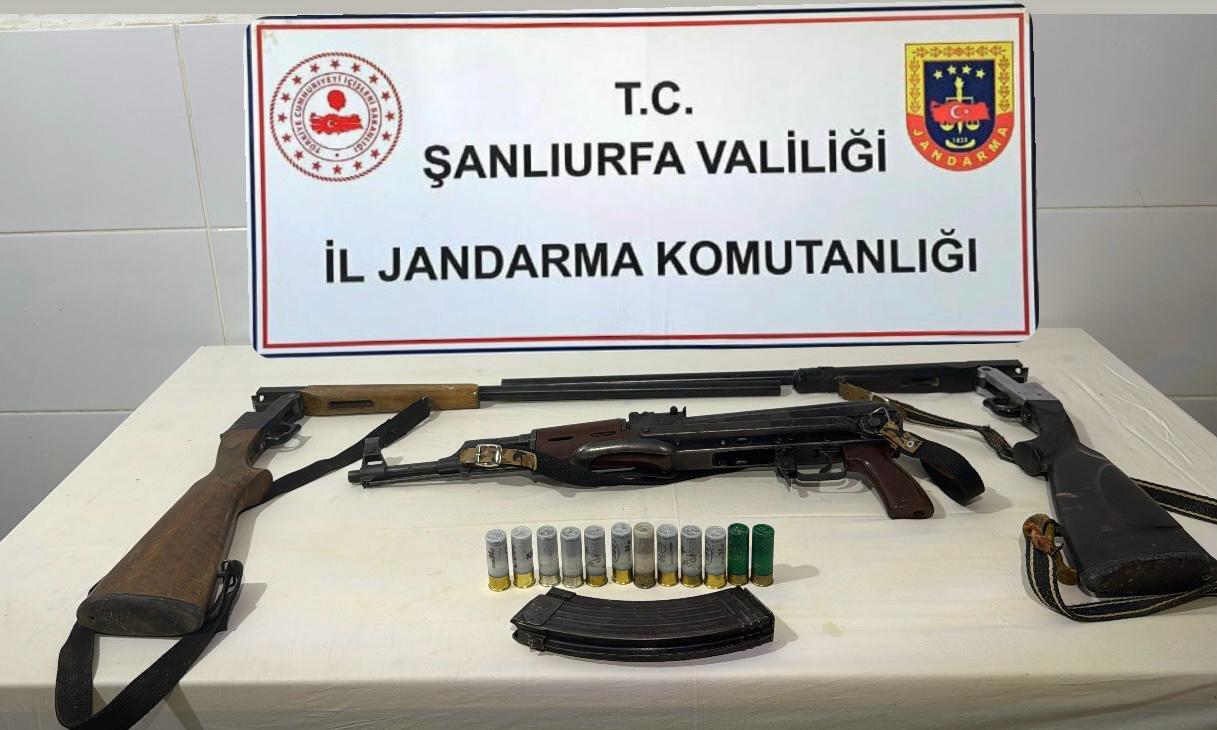 Suruç ve Siverek’te ruhsatsız silah operasyonu