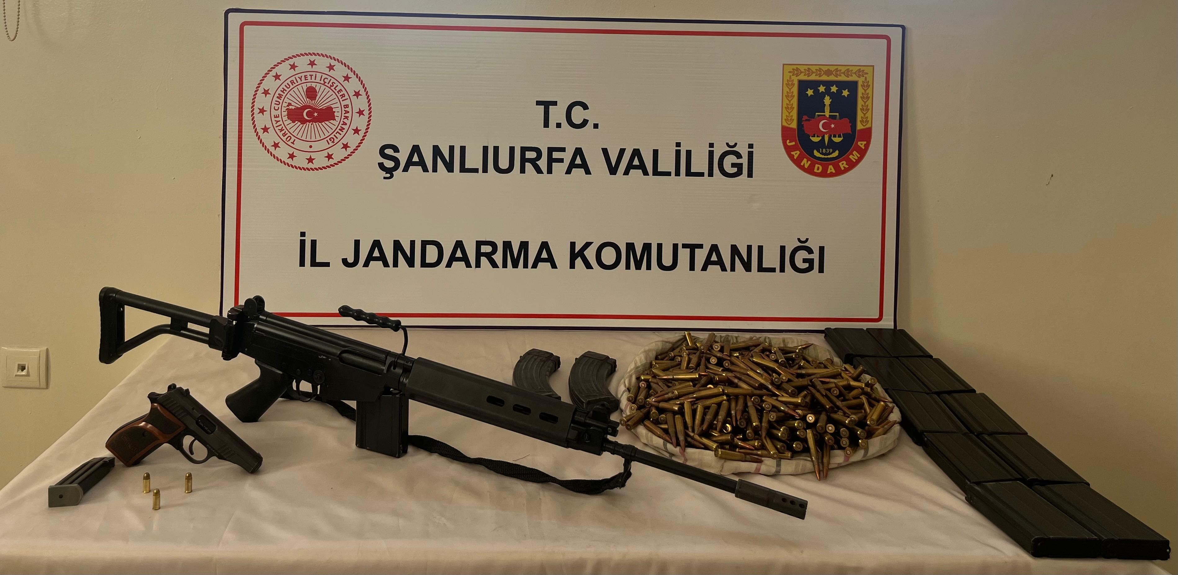 Şanlıurfa’da ruhsatsız silah operasyonu