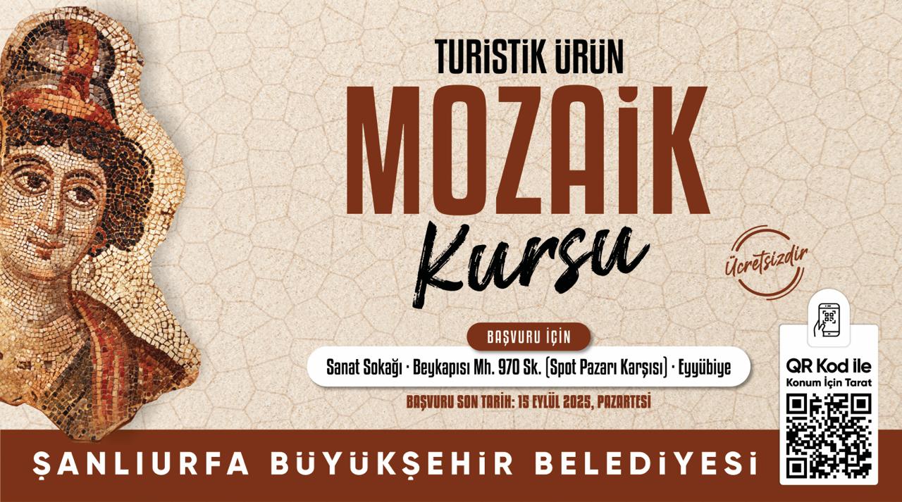 Şanlıurfa'da Ücretsiz Mozaik Ve Çini Kursları Açıyor