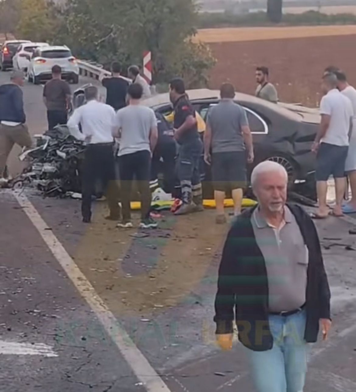 Hilvan Yolunda Feci Kaza