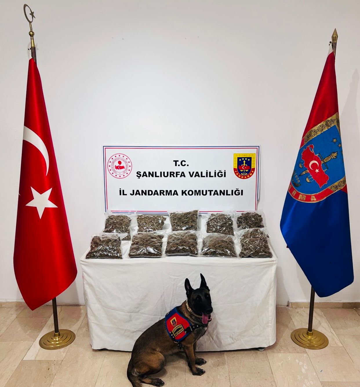 Karaköprü’de 7 Kilo Skunk Ele Geçirildi