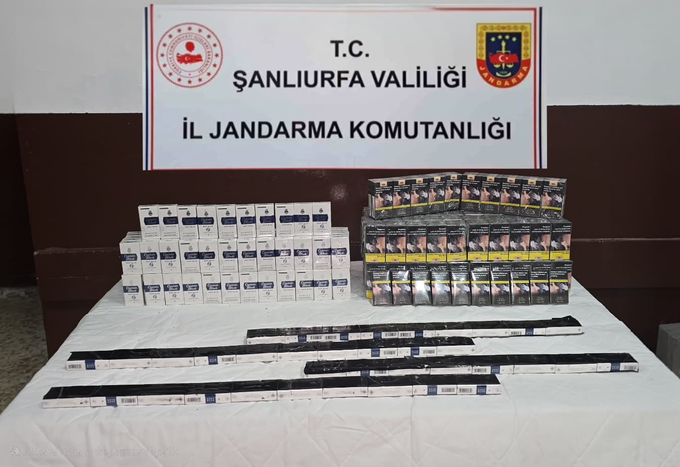 Şanlıurfa’da Kaçak Sigara Operasyonu