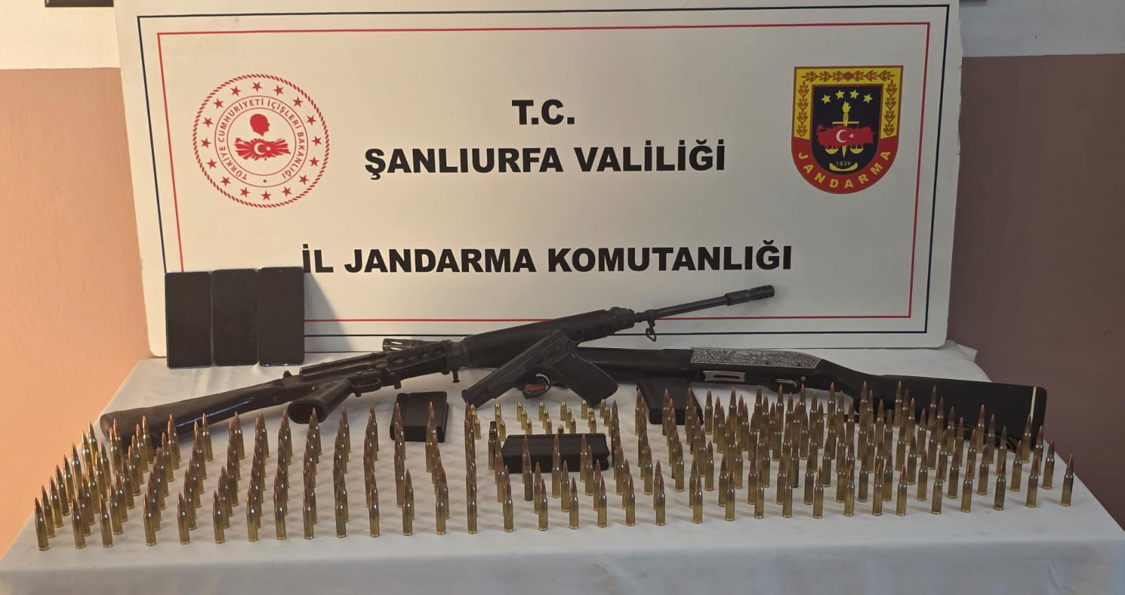 Şanlıurfa’da Piyade Tüfeği ve Cephanelik Ele Geçirildi