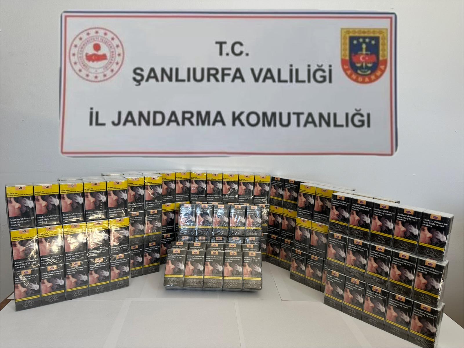 Şanlıurfa’da Kaçak Tütün ve Alkol Operasyonu