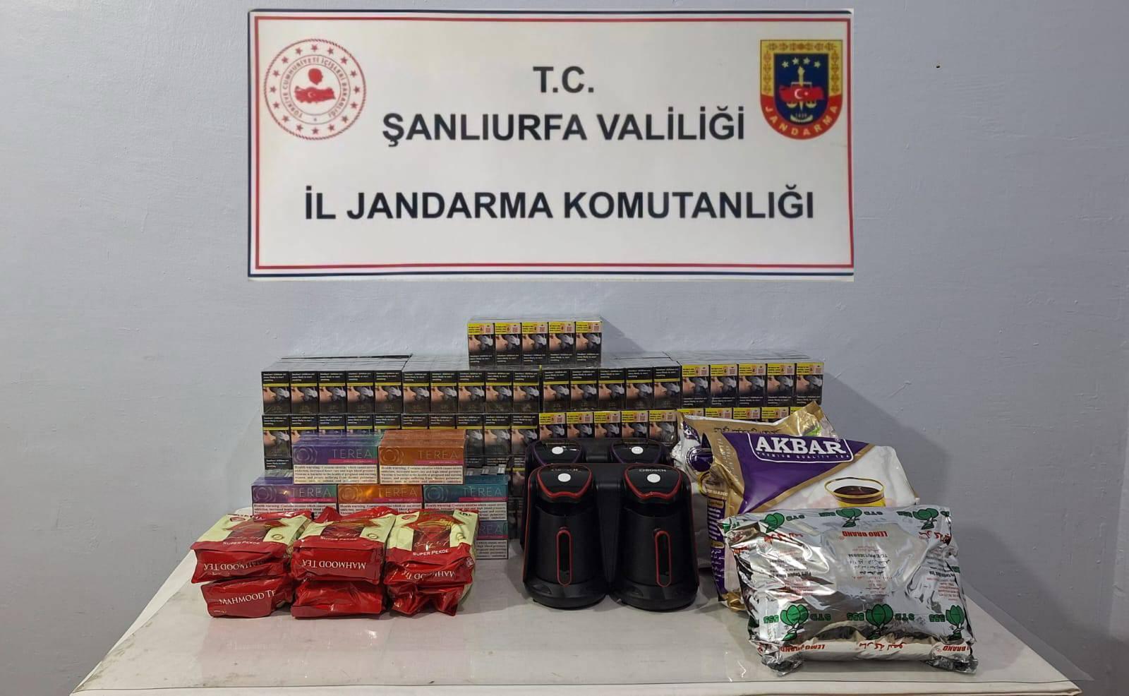 Viranşehir’de Kaçak Sigara ve Çay Operasyonu