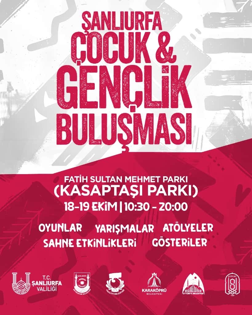 Şanlıurfa’da Çocuk Ve Gençlik Buluşması Başlıyor