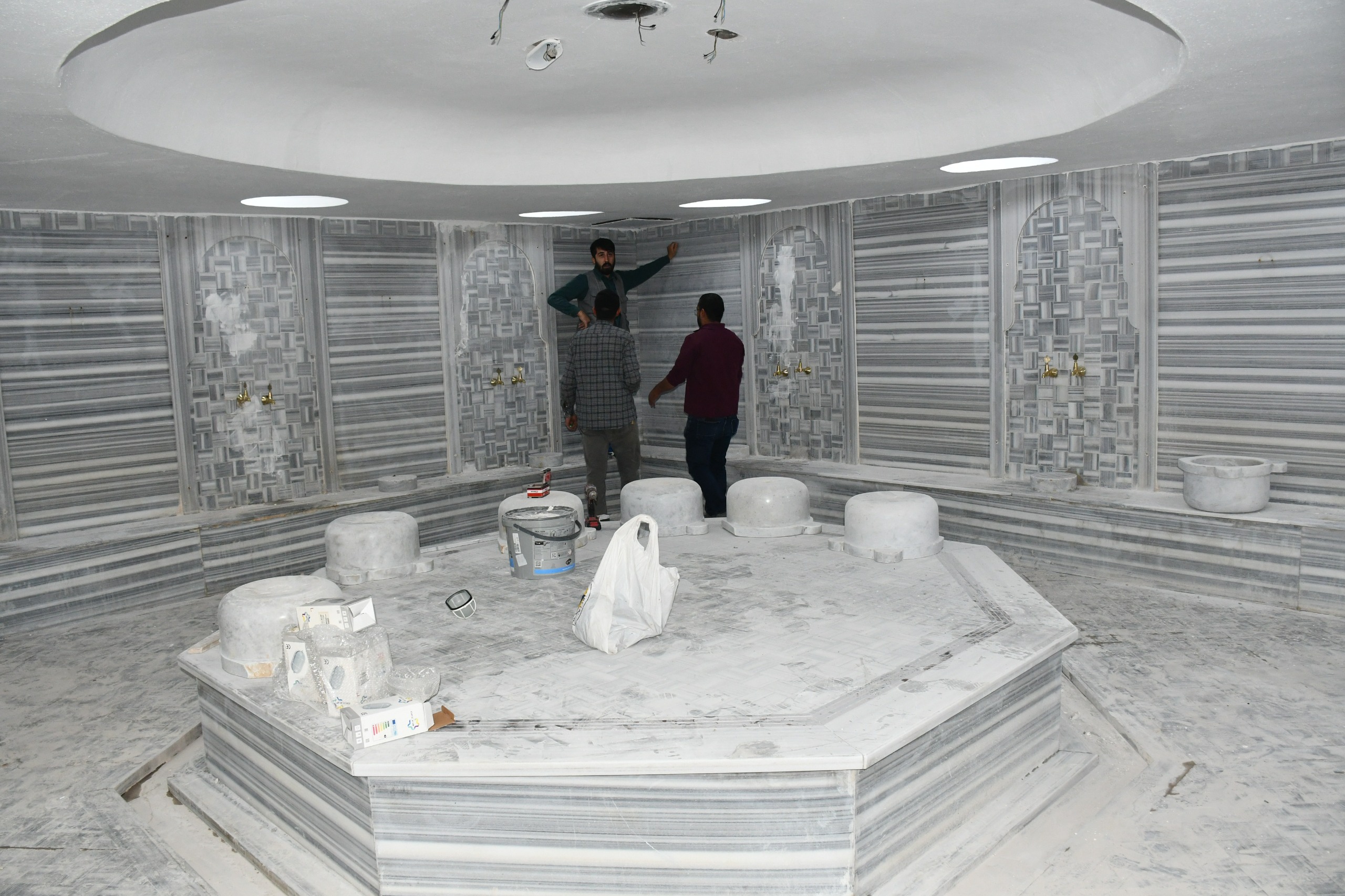 Siverek’te Sauna ve Hamam Çalışmalarında Sona Gelindi