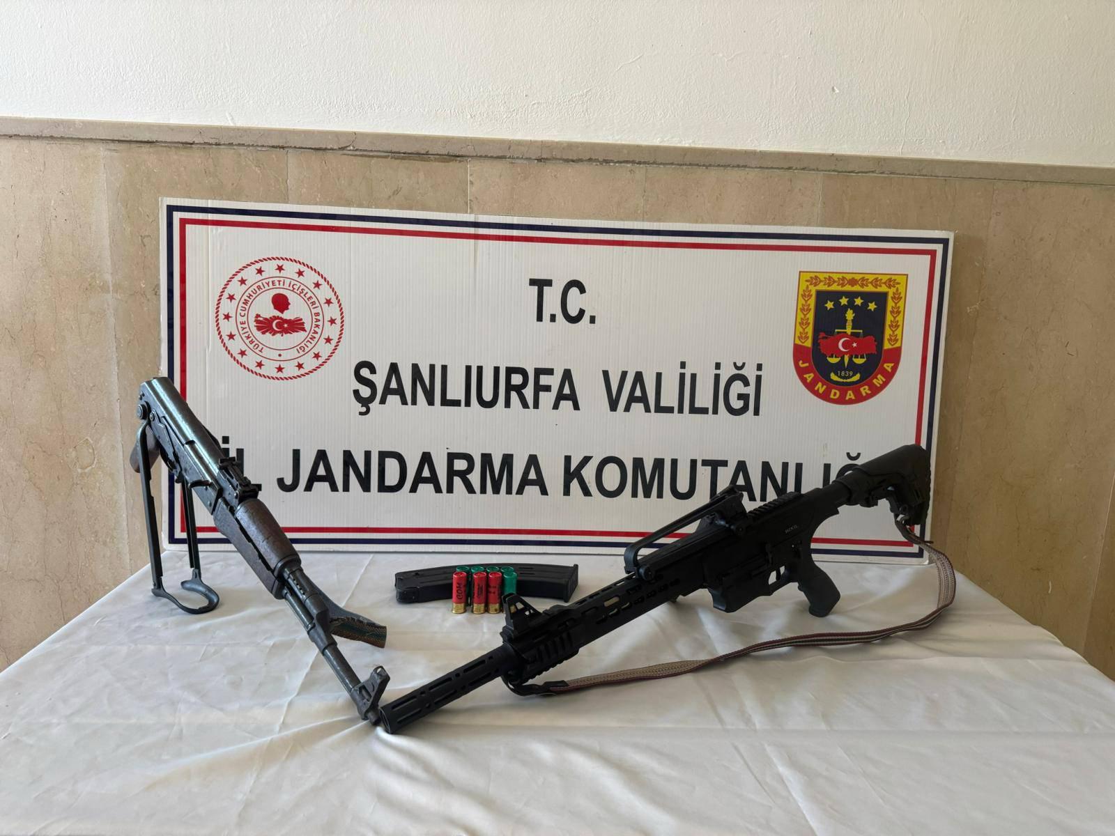 Şanlıurfa’da Ruhsatsız Silah Operasyonu