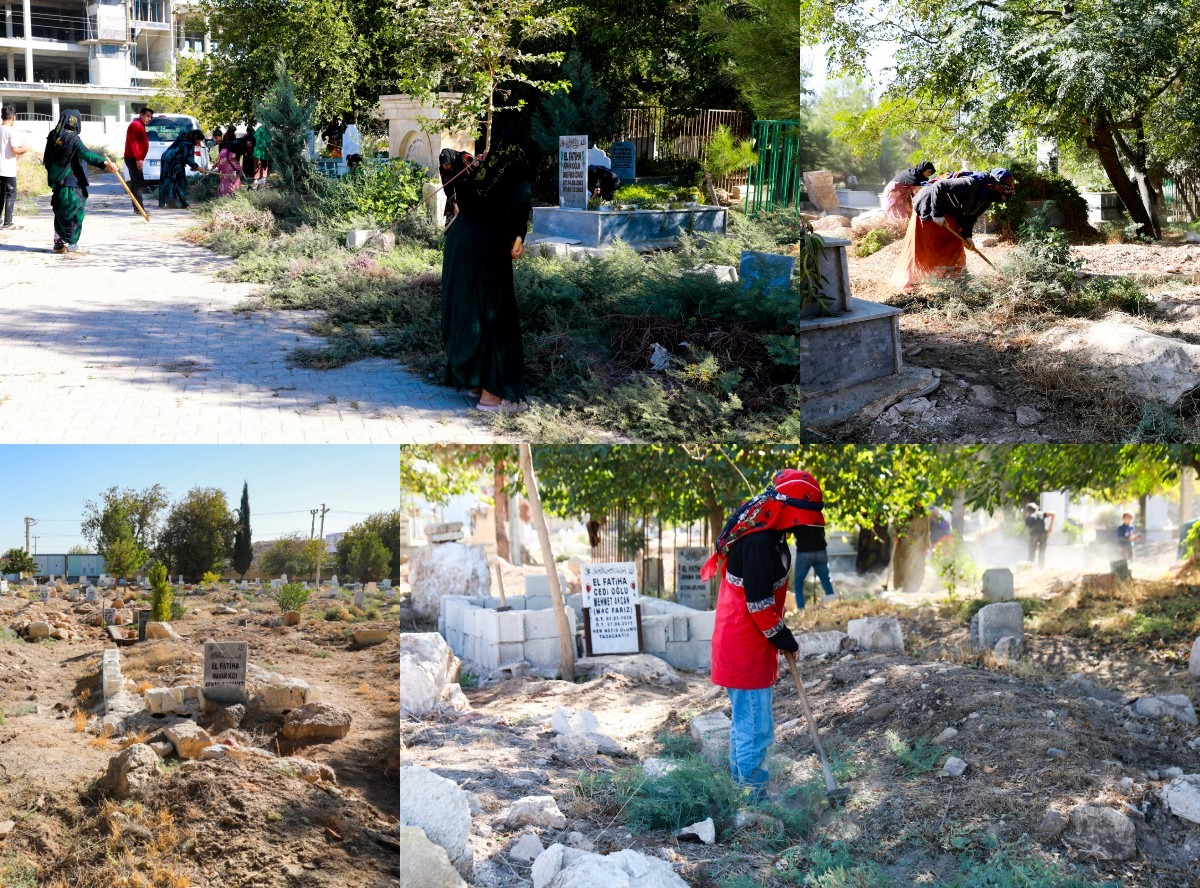 Harran'da Mezarlıklar Kışa Hazırlanıyor