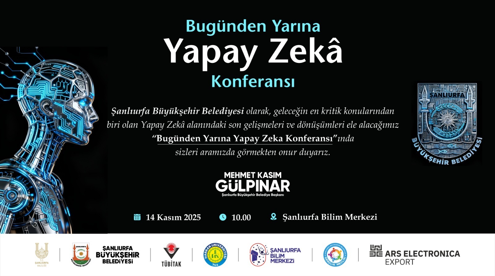 Şanlıurfa Yapay Zekâyla Geleceğe Hazırlanıyor
