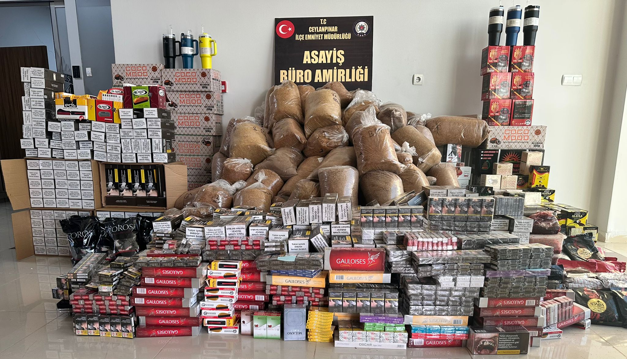 Şanlıurfa’da Kaçakçılık Operasyonu