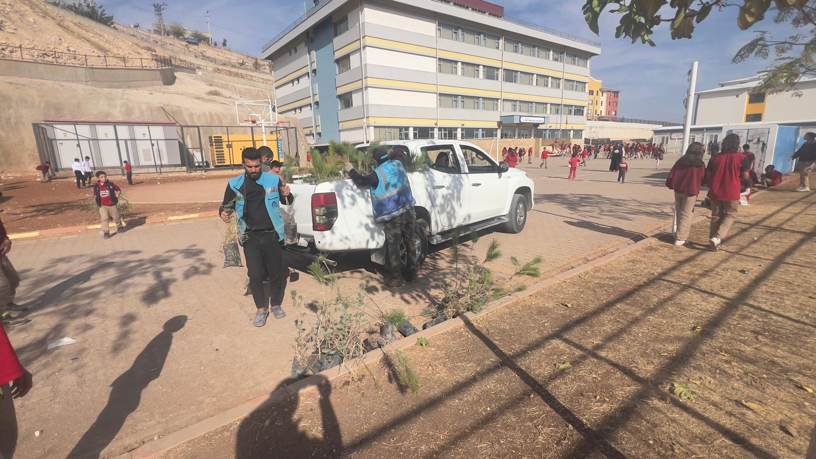 Ağaçlandırma Seferberliği Eyyübiye Okullarında