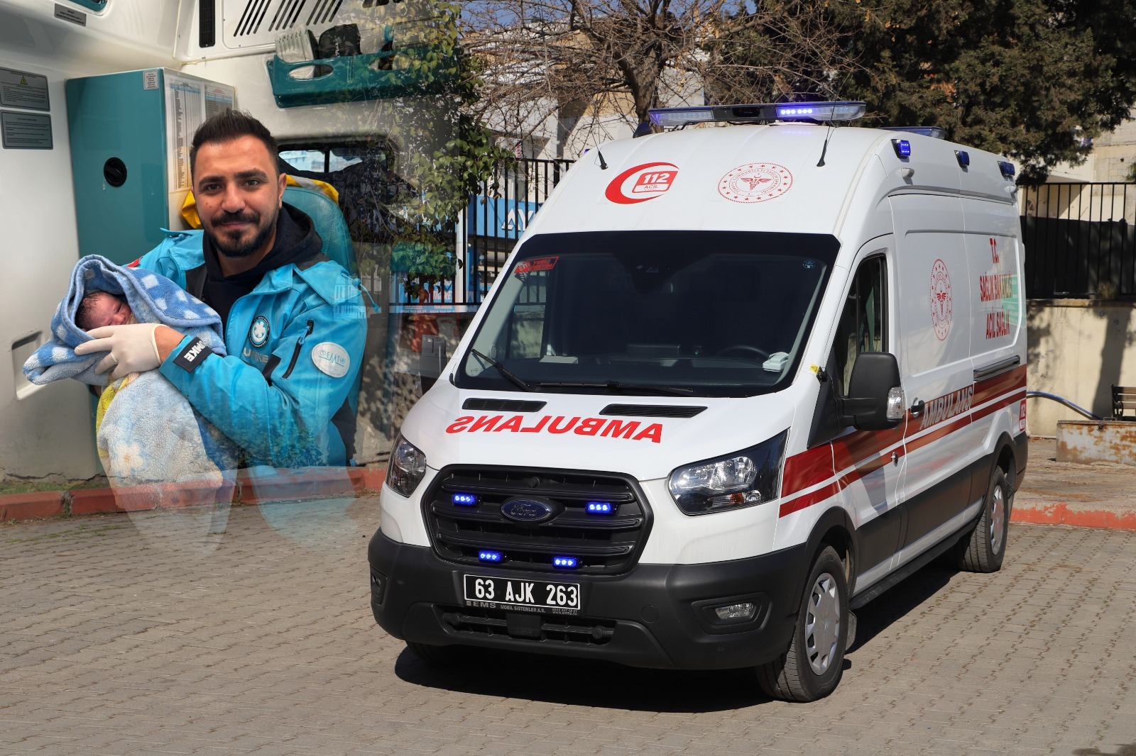 Şanlıurfa’da Ambulansta Doğum: Bebeğe ATT’nin Adı Verildi