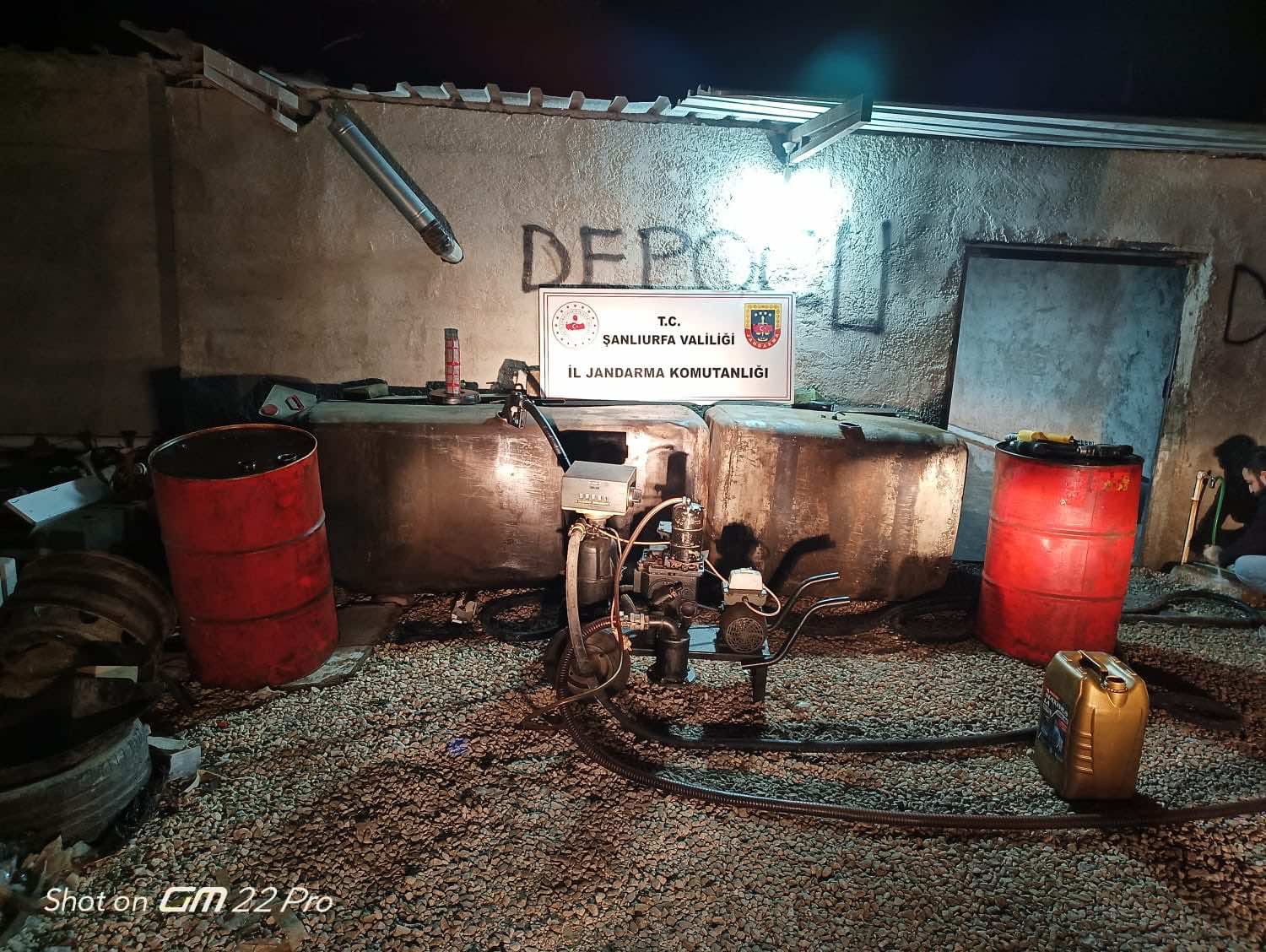 Şanlıurfa Akçakale’de Kaçak Akaryakıt Operasyonu