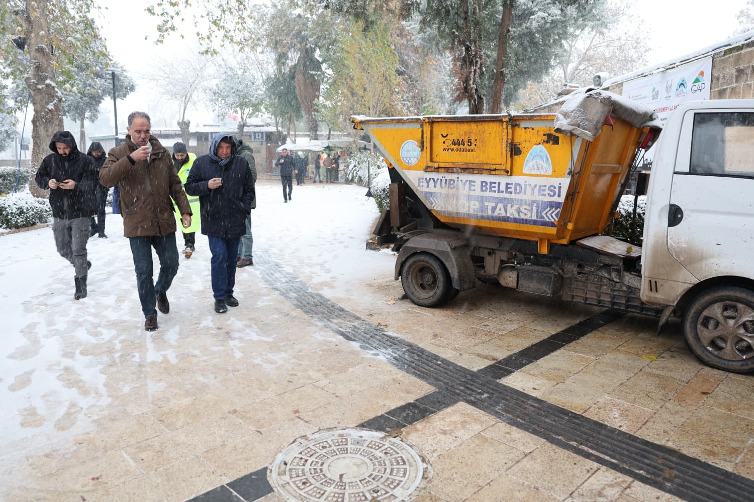 Eyyübiye’de Yıl Sonu Kar Mesaisi Erken Başladı