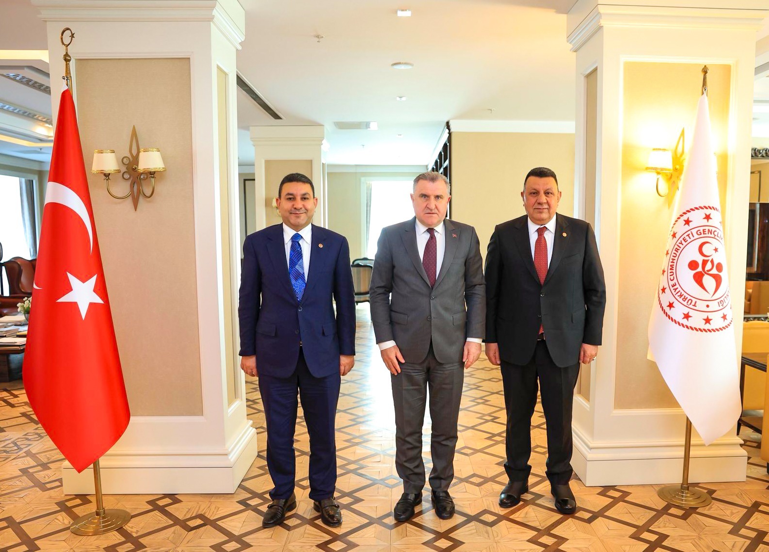 Başkan Özyavuz Gençlik Ve Spor Bakanı Osman Aşkın Bak İle Görüştü