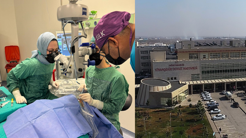 Viranşehir Devlet Hastanesi’nde İlk Katarakt Ameliyatı Gerçekleştirildi