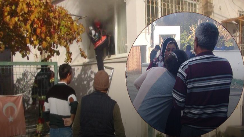 Evde çıkan yangında 2 çocuk hayatını kaybetti